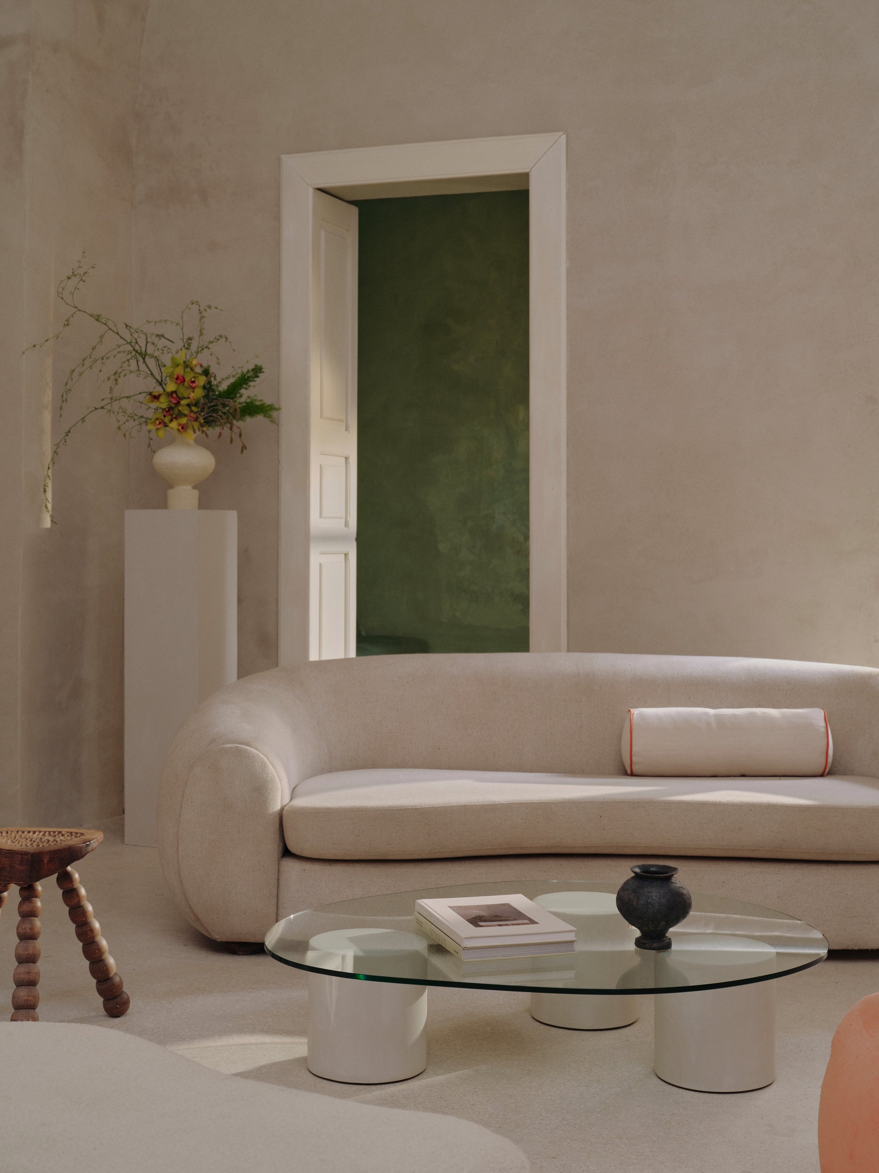 Mattia glass coffee table - TrynTrend
