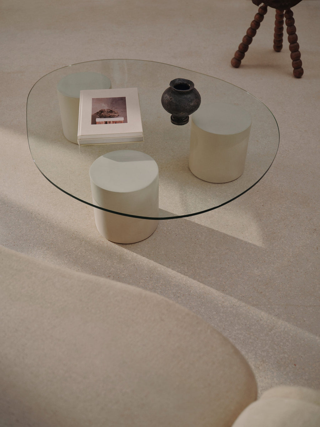 Mattia glass coffee table - TrynTrend