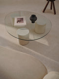 Mattia glass coffee table - TrynTrend