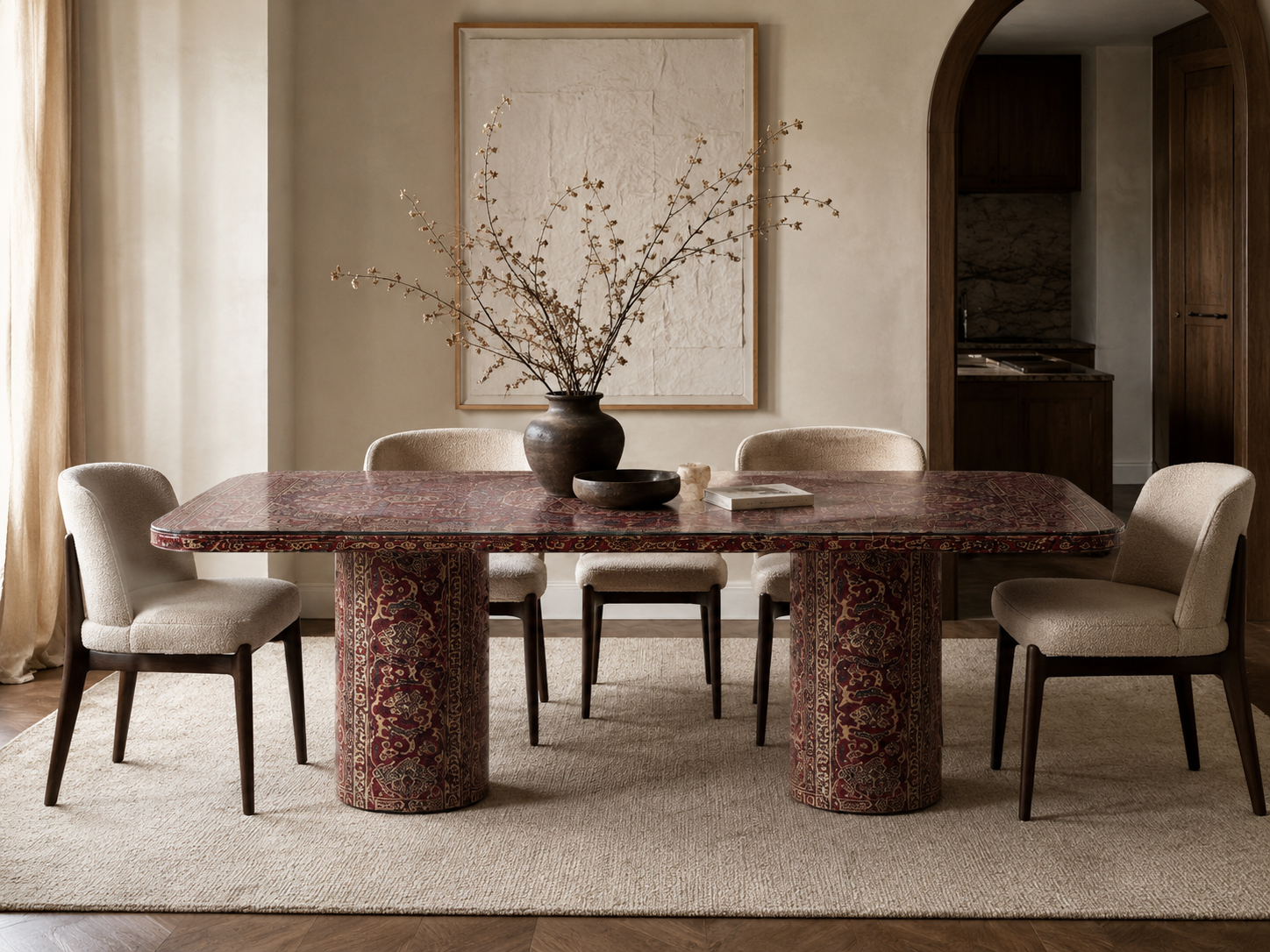 Carpets dining table
